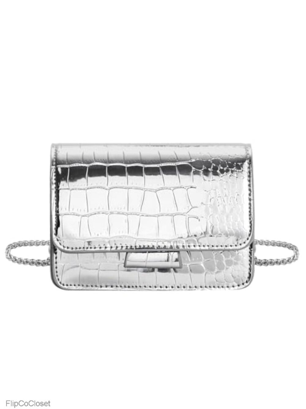 Mini Crossbody Bags for Women Y2K Square Purse with Chain Strap Clutch